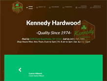 Tablet Screenshot of kennedyhardwood.com
